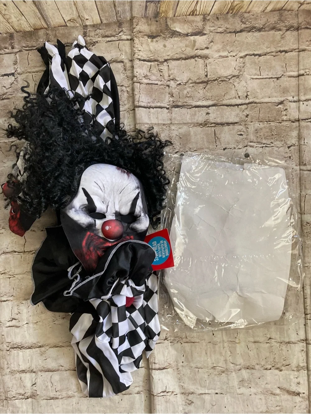 🎃🔥 NWT Morph two headed scary clown kids (boys) costume size M
